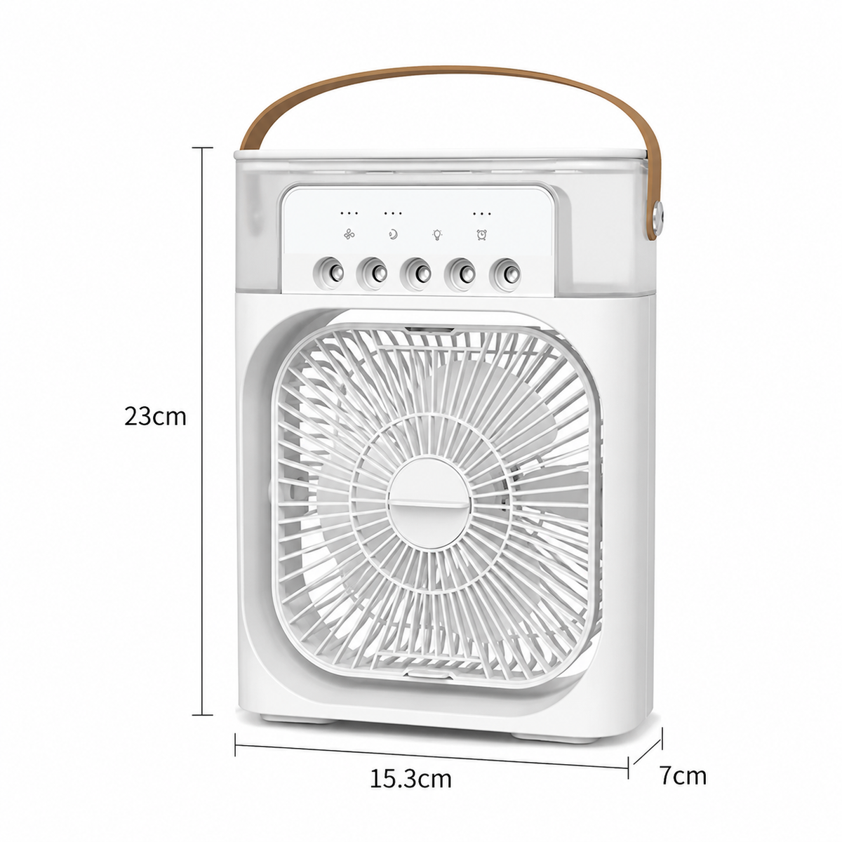 Ventilador portátil humidificador refrescante