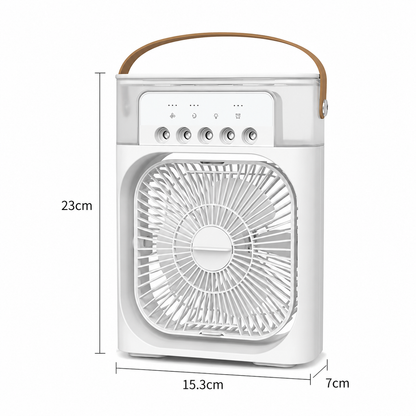 Ventilador portátil humidificador refrescante