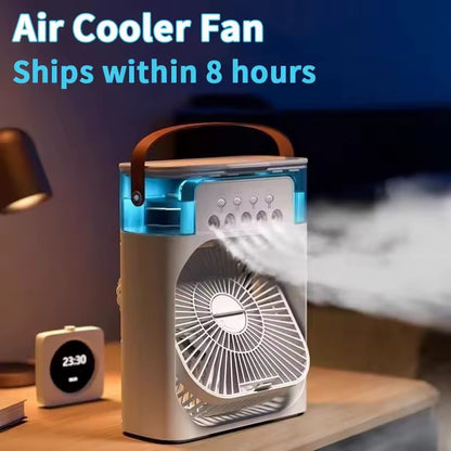 Ventilador portátil con difusor refrescante