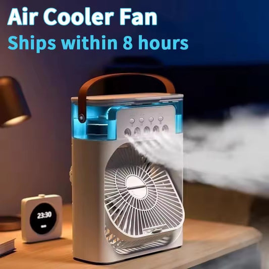 Ventilador portátil con difusor refrescante