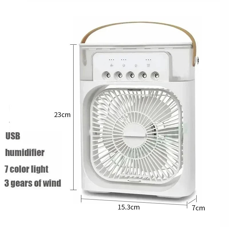 Ventilador portátil con difusor refrescante