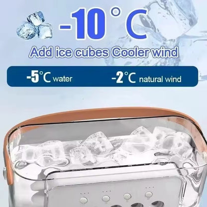 Ventilador portátil con difusor refrescante