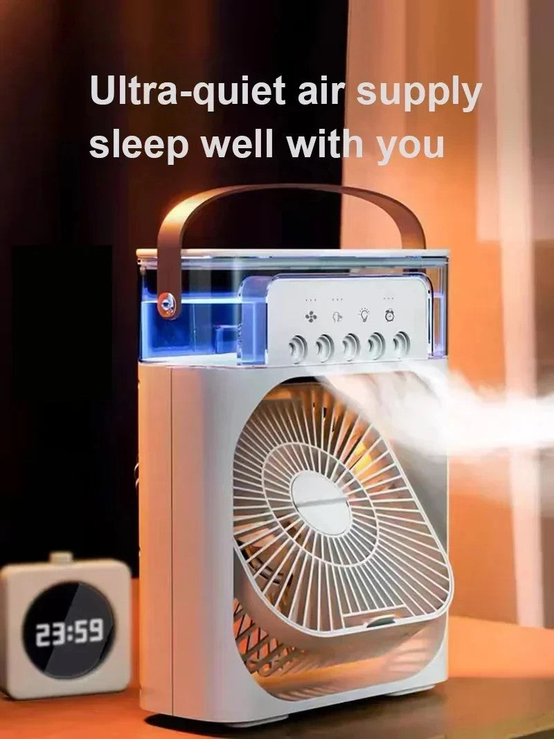 Ventilador portátil con difusor refrescante